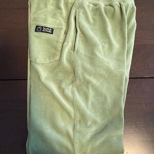 Scotch & Soda Corduroy Trousers in Sage Green